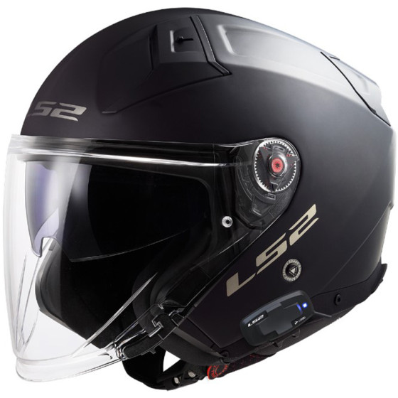 Casco LS2 OF603 Infinity II Matt Black With LS2-4X