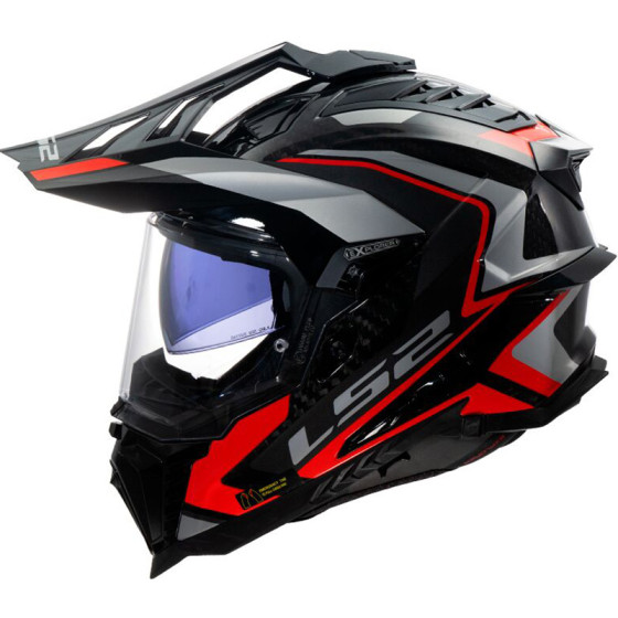 CASCO LS2 MX701 EXPLORER C 06 FRONTIER II RED