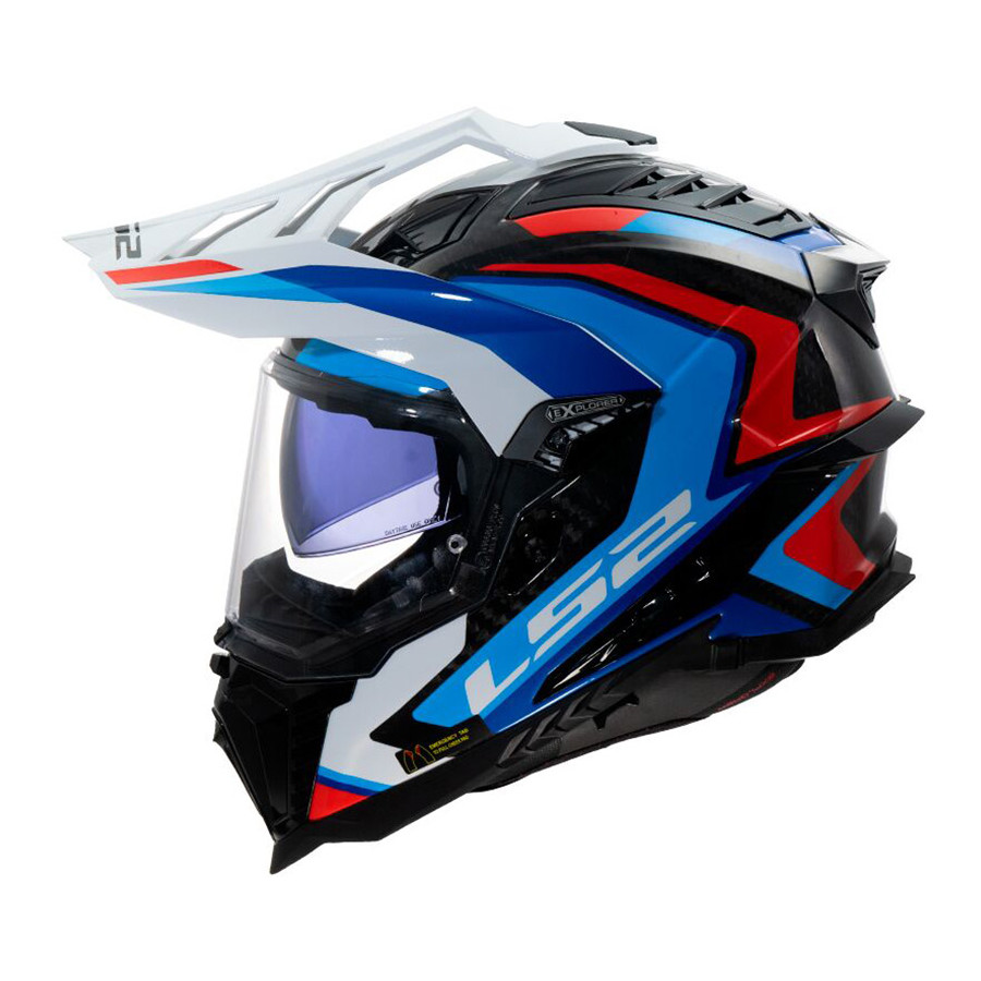 CASCO LS2 MX701 EXPLORER C FRONTIER II BLUE/RED