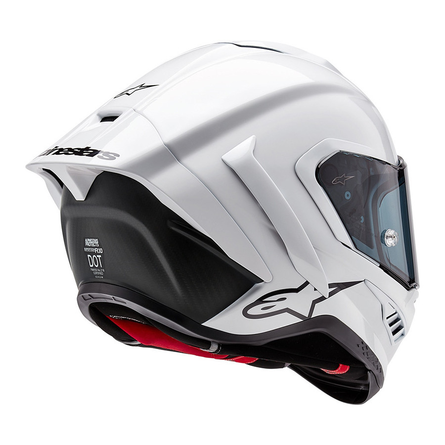 Casco Alpinestars Supertech R10 Carbon White