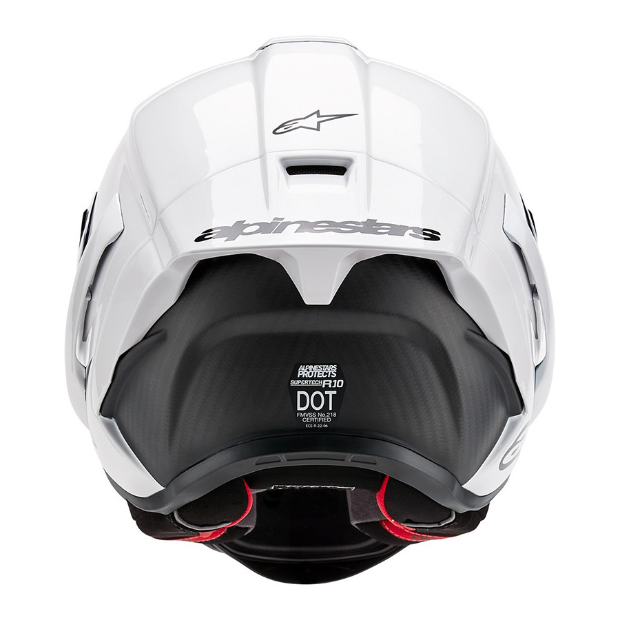 Casco Alpinestars Supertech R10 Carbon White