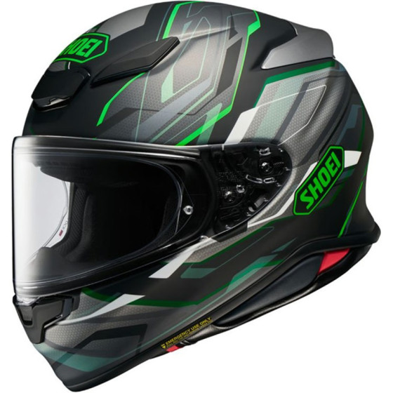 Casco Shoei NXR 2 Capriccio Black Green TC4