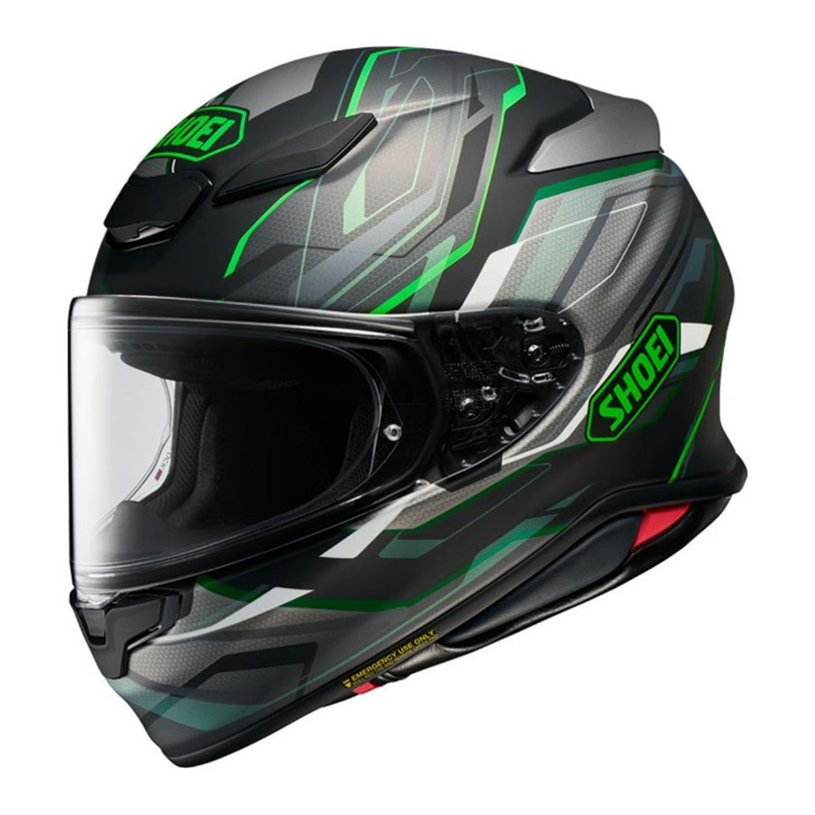 Casco Shoei NXR 2 Capriccio Black Green TC4