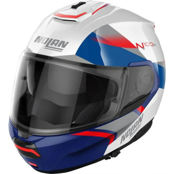 CASCO NOLAN N100 6 PALOMA N-COM BLUE RED 028