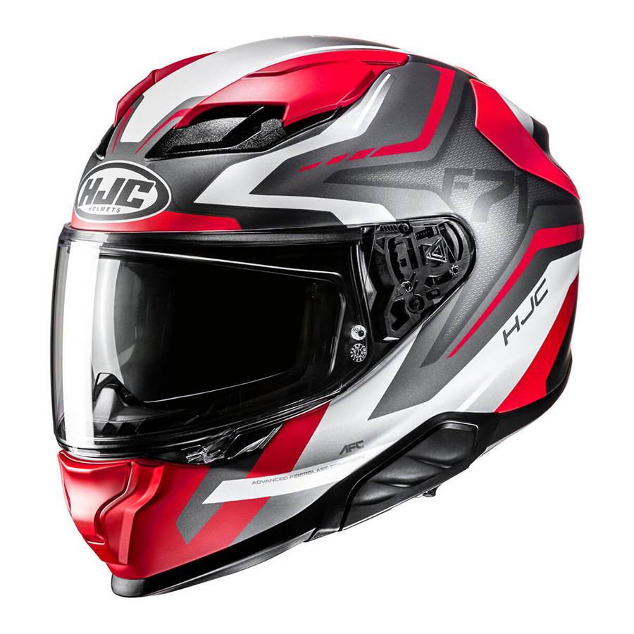 CASCO HJC F71 FES RED GREY MC1