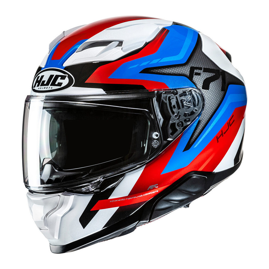 CASCO HJC F71 FES BLUE RED MC21