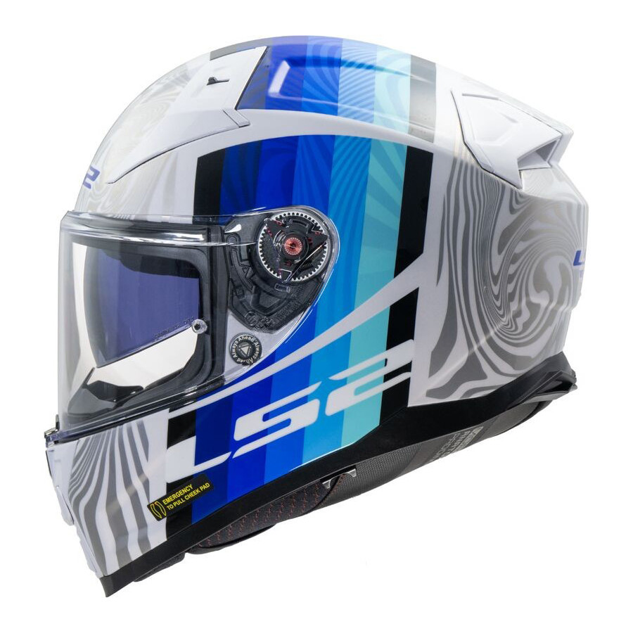 CASCO LS2 FF811 VECTOR II FREEDOM WHITE SILVER