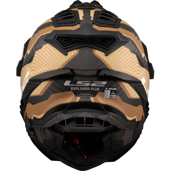 Casco LS2 MX701 Trick Carbon Matt Brown