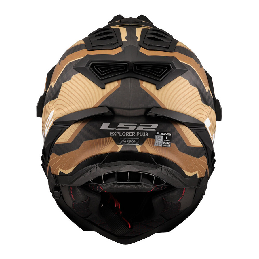 Casco LS2 MX701 Trick Carbon Matt Brown