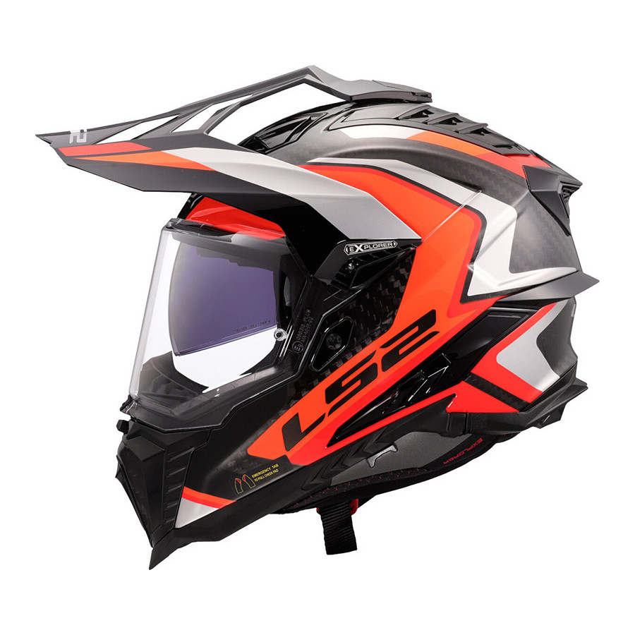 CASCO LS2 MX701 EXPLORER C 06 FRONTIER II ORANGE