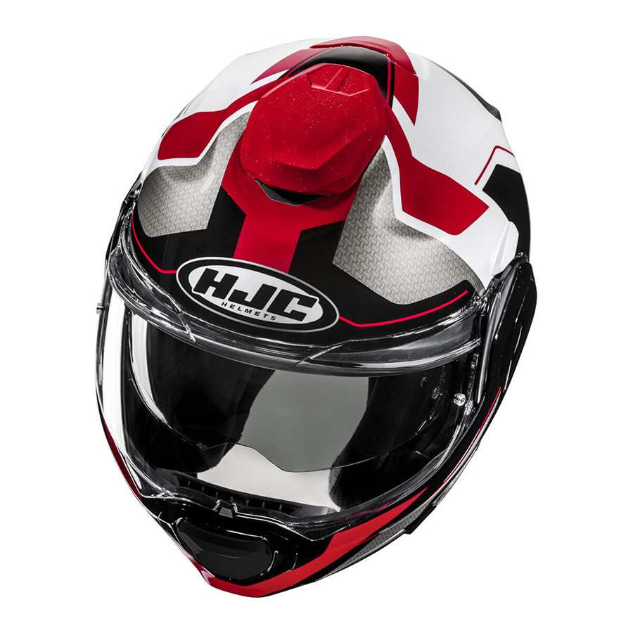 Casco HJC F100 Bios Red White MC1