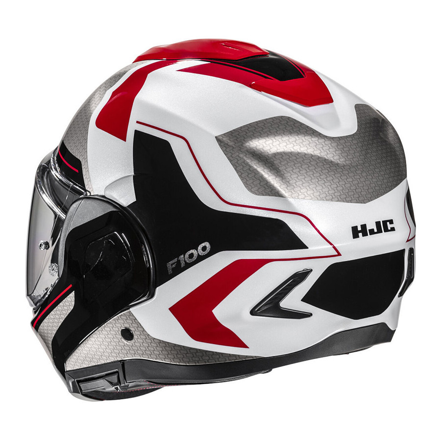 Casco HJC F100 Bios Red White MC1