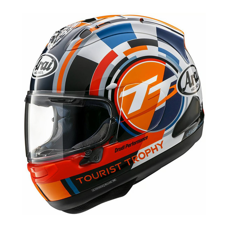 Casco ARAI RX-7 V Evo Isle Of Man TT 2025 Casco ARAI RX-7 V Evo Isle Of Man TT 2025