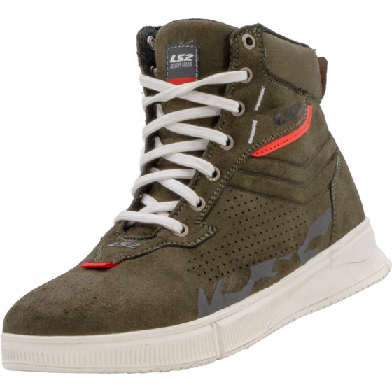 Bota LS2 Chrome Green