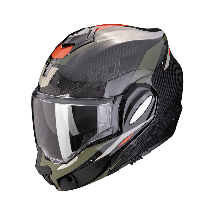 CASCO SCORPION EXO-TECH EVO CARBON ROVER GREEN CASCO SCORPION EXO-TECH EVO CARBON ROVER GREEN