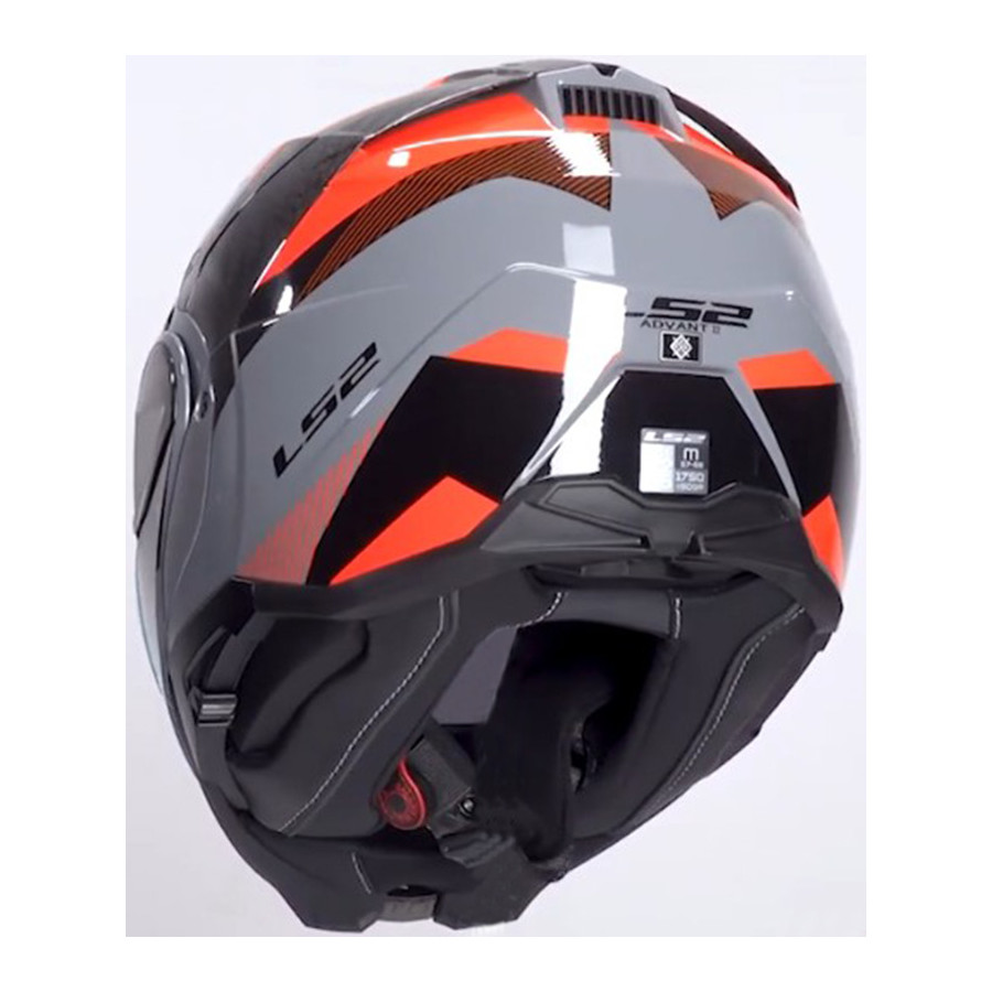 Casco LS2 FF910 Advant II Triple Grey Blue Red