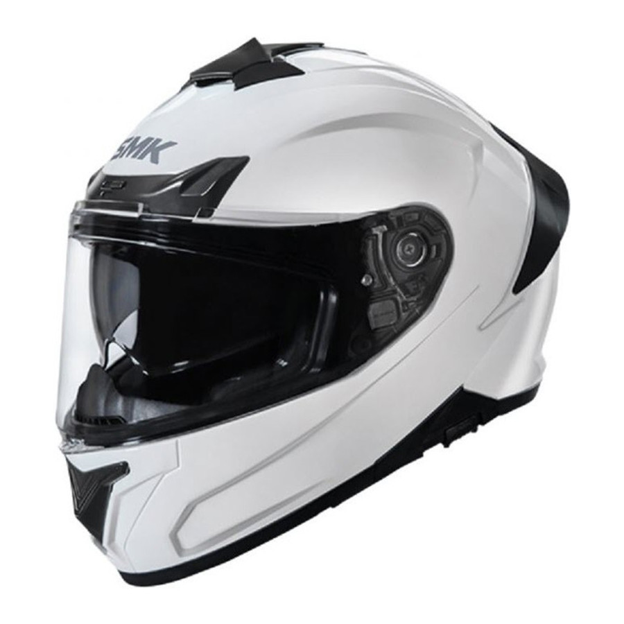 Casco SMK Typhoon Solid White GL100