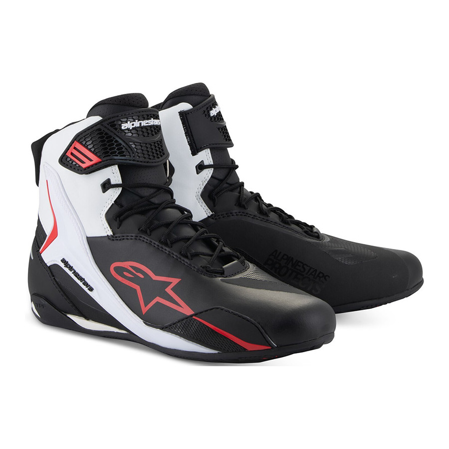 Bota Alpinestars Faster-4 Black / White / Red