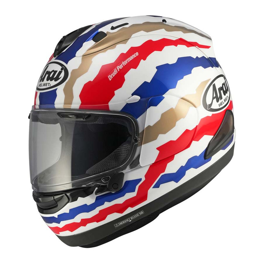 Casco Arai RX-7V EVO Doohan Jubilee Restyle Casco Arai RX-7V EVO Doohan Jubilee Restyle