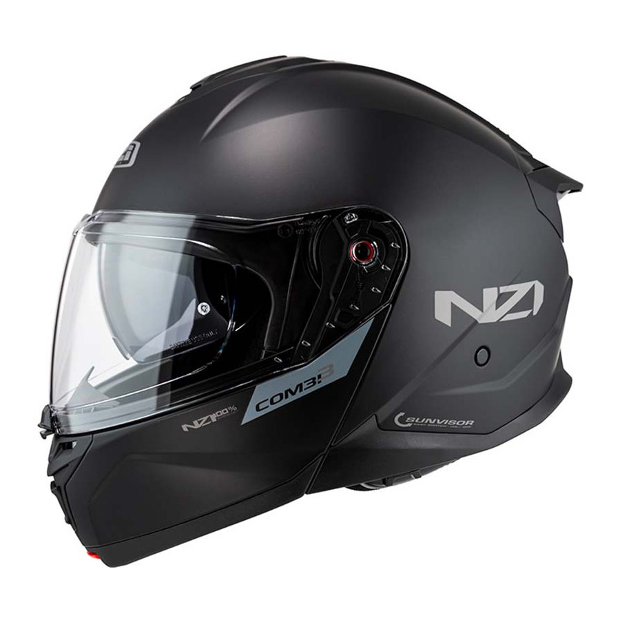 Casco NZI Combi 3 Duo Solid Mat Black Casco NZI Combi 3 Duo Solid Mat Black