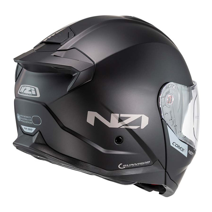 Casco NZI Combi 3 Duo Solid Mat Black