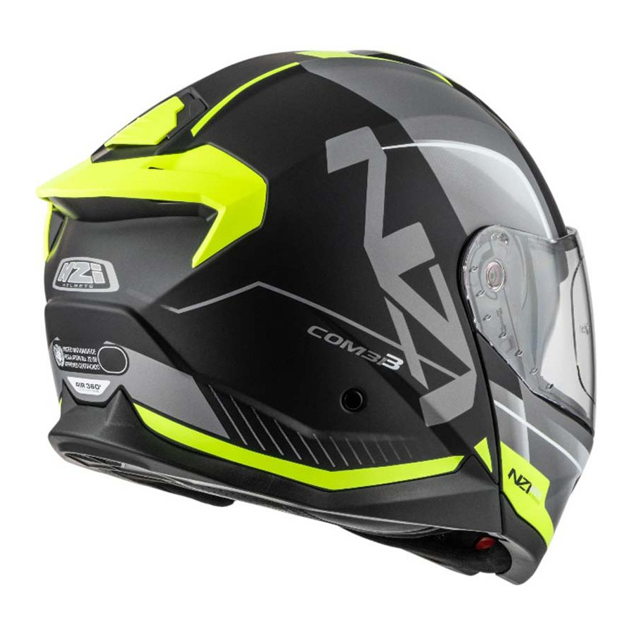 Casco NZI Combi 3 Duo Orbe Antracite Yellow