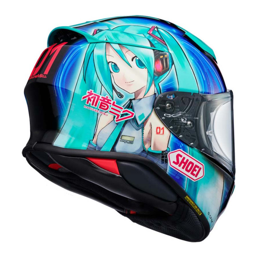 Casco Shoei NXR 2 Hatsume Miku TC4