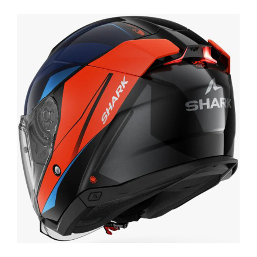 Casco Shark Skwal I3 Jet Mekarium Chrom Orange KUO