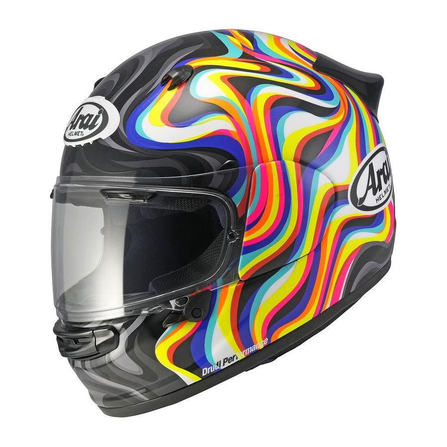 Casco Arai Quantic Swirl White