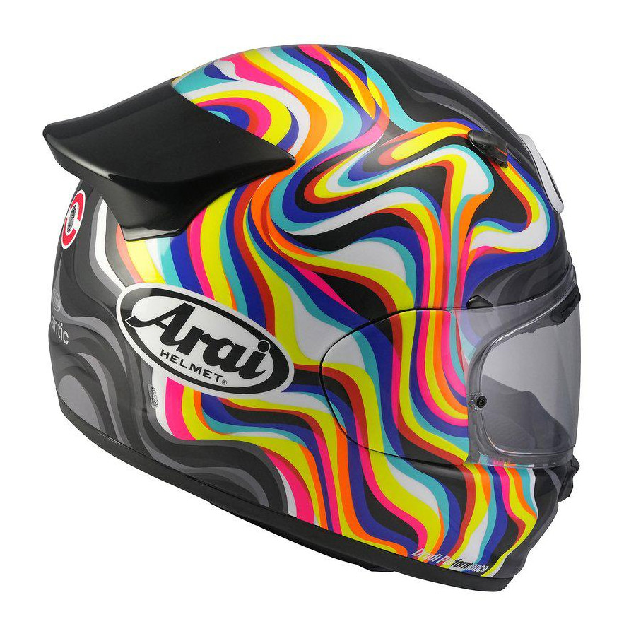 Casco Arai Quantic Swirl White