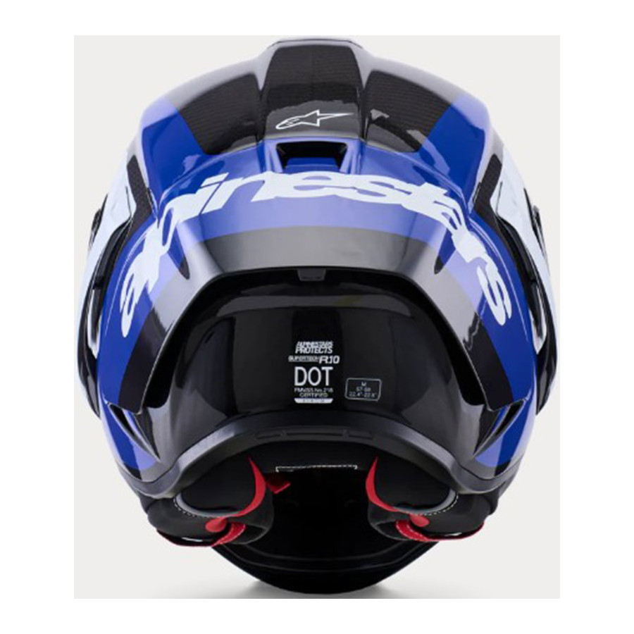 Casco Alpinestars Supertech R10 Arius Blue White