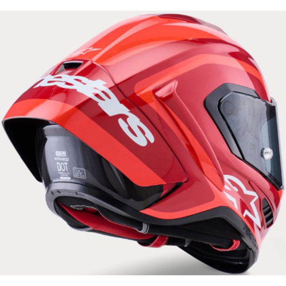 Casco Alpinestars Supertech R10 Arius Red