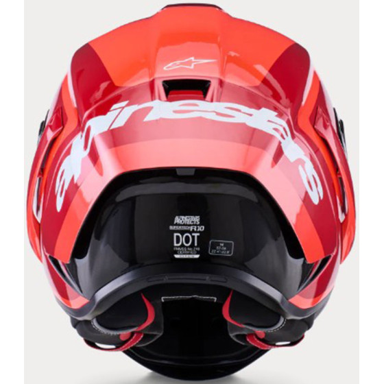 Casco Alpinestars Supertech R10 Arius Red