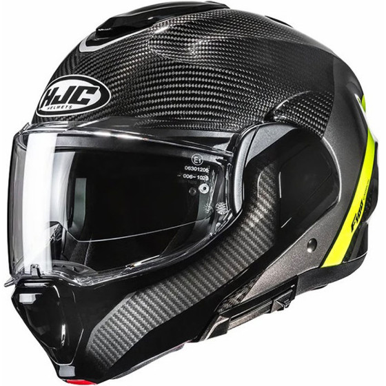 Casco HJC F100 Carbon Stan Yellow MC3H