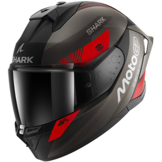 Casco Shark Skwal Cup Moto GP Mat Red KAR
