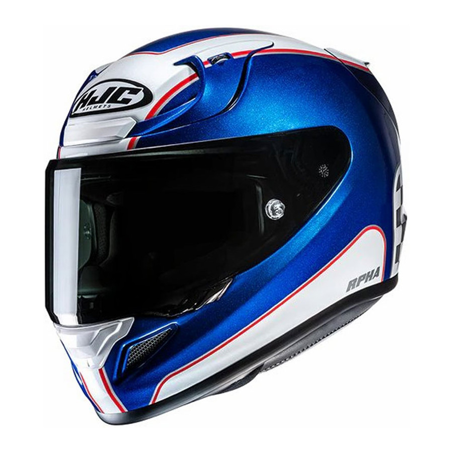 Casco HJC RPHA 12 Respon Blue Red MC2