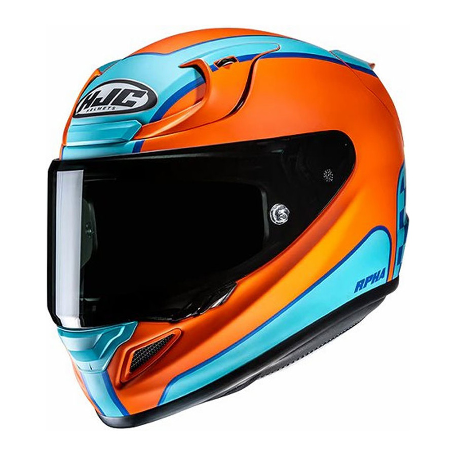 Casco HJC RPHA 12 Respon Blue Orange MC27SF
