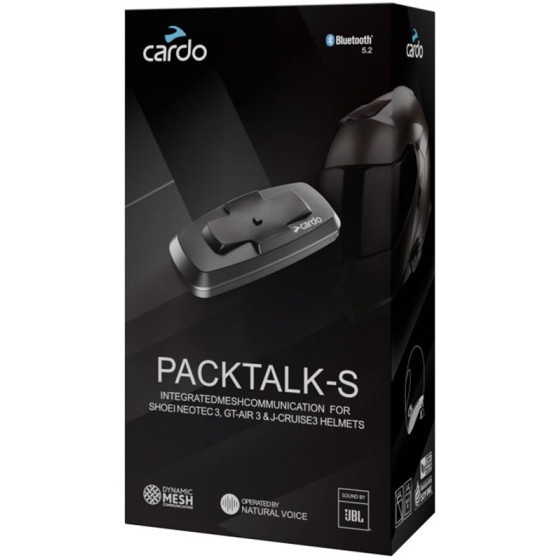 Bluetooth Cardo Packtalk Shoei Generacion 3