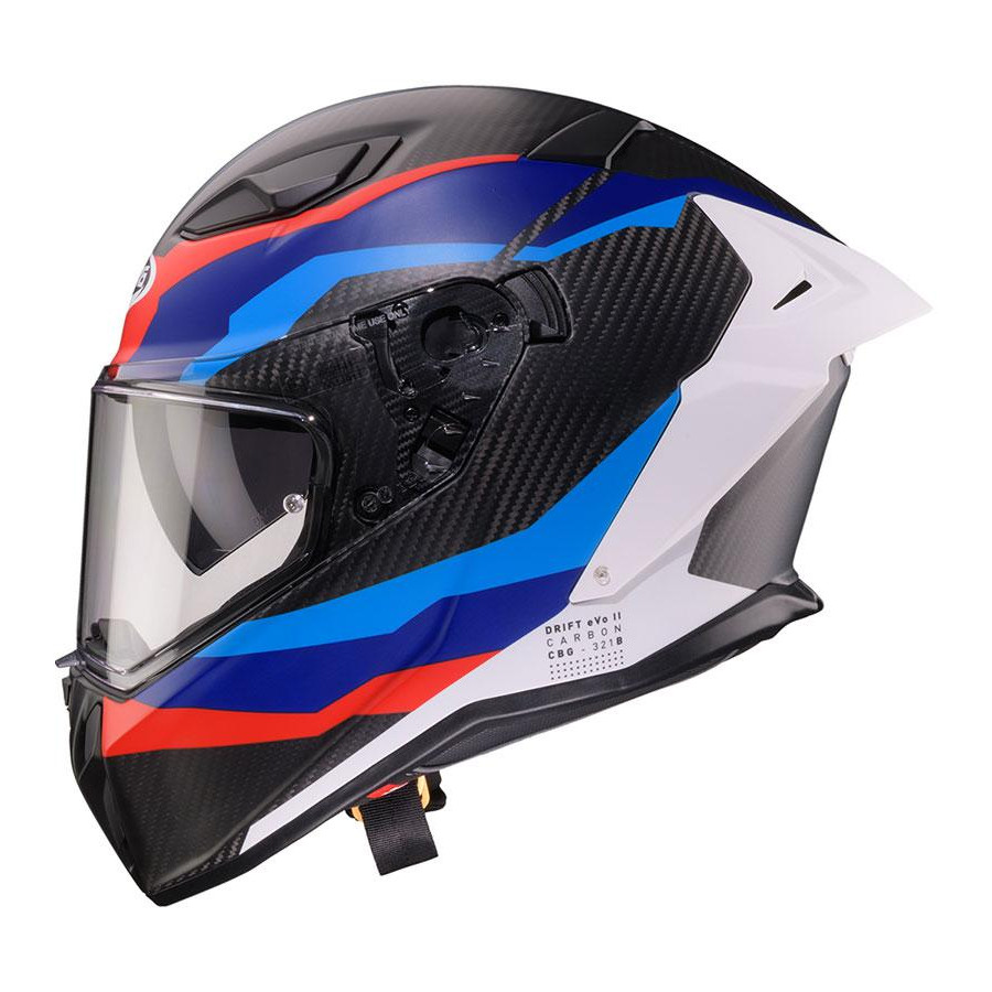 Casco Caberg Drif Evo II Matt Car  Msport Blue Red