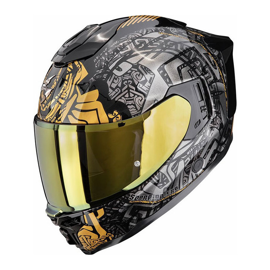 Casco Scorpion EXO-1500 Air Evo Apus Black Glod