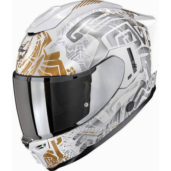 Casco Scorpion EXO-1500 Air Evo Apus White Glod