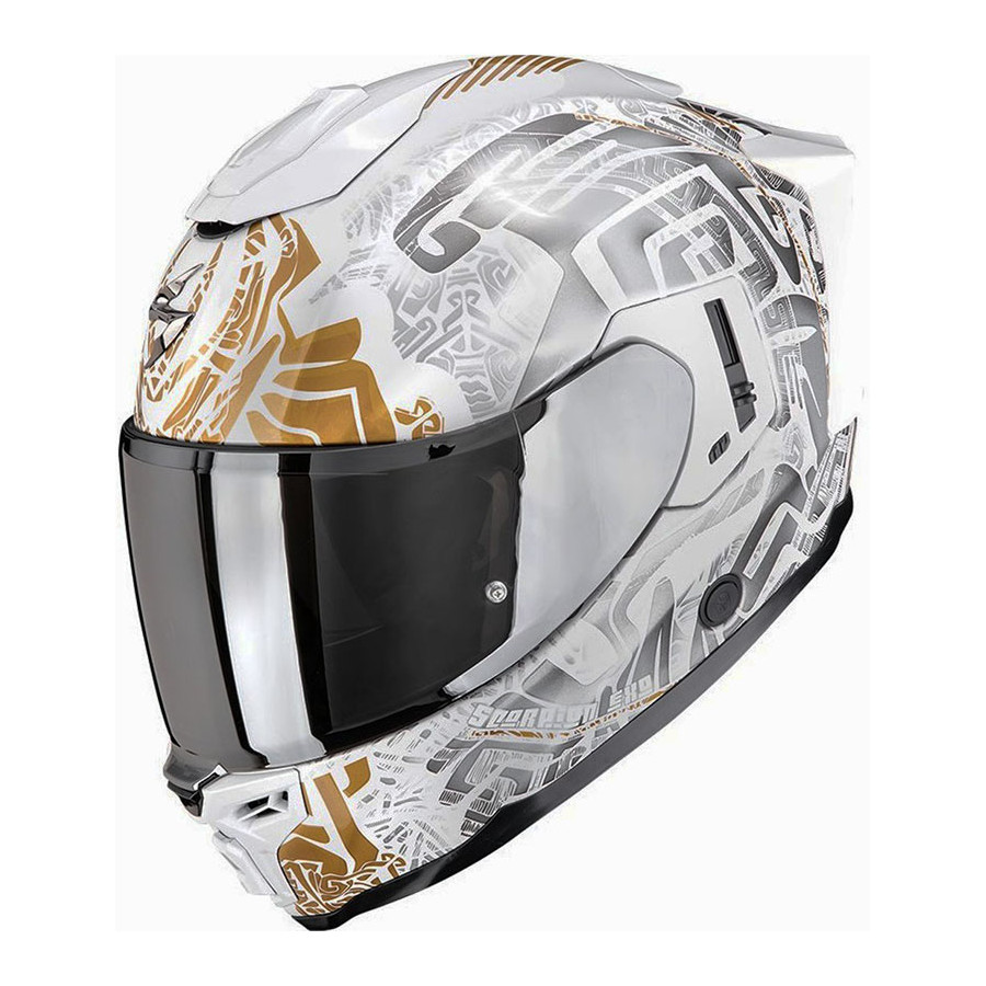 Casco Scorpion EXO-1500 Air Evo Apus White Glod