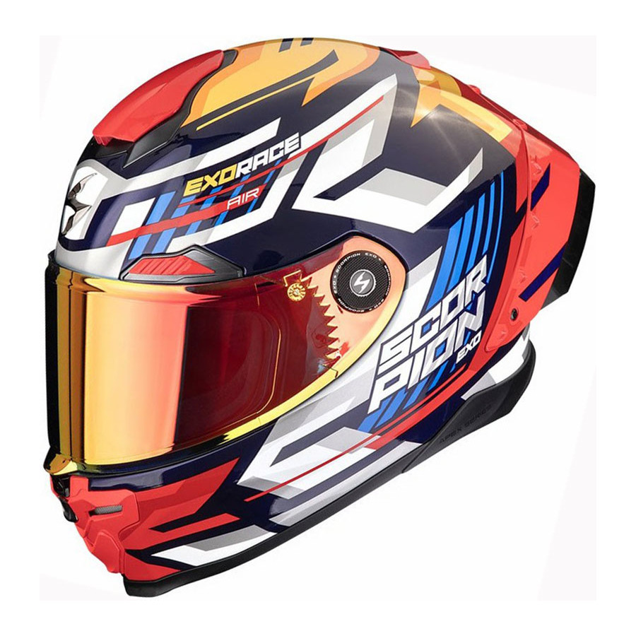 Casco Scorpion EXO-Race Air Kobra Red Yellow