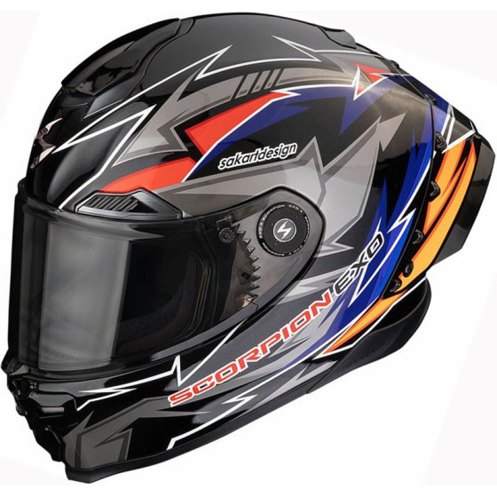 Casco Scorpion EXO-Race Air Move On Blue Orange