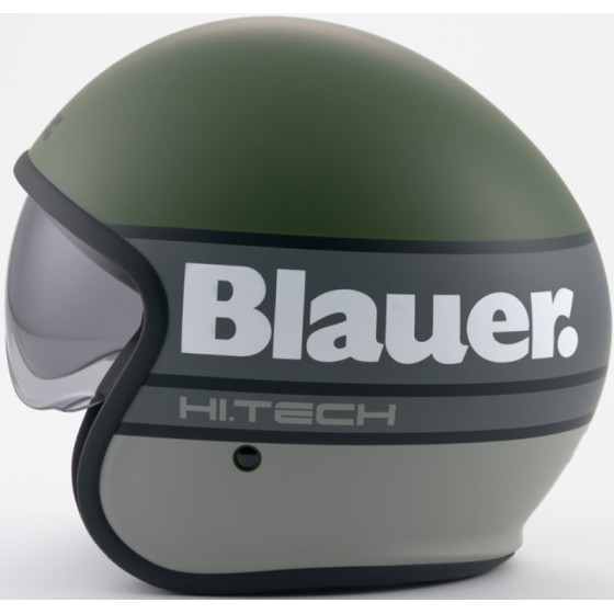 Casco Blauer Pilot 4 0 Matt Green Grey