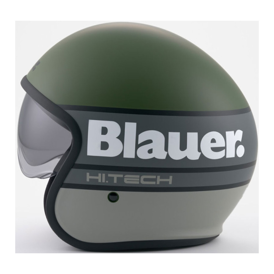 Casco Blauer Pilot 4 0 Matt Green Grey