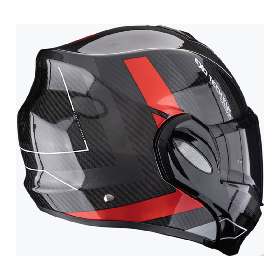 Casco Scorpion EXO-Tech Evo Carbon Cad Red
