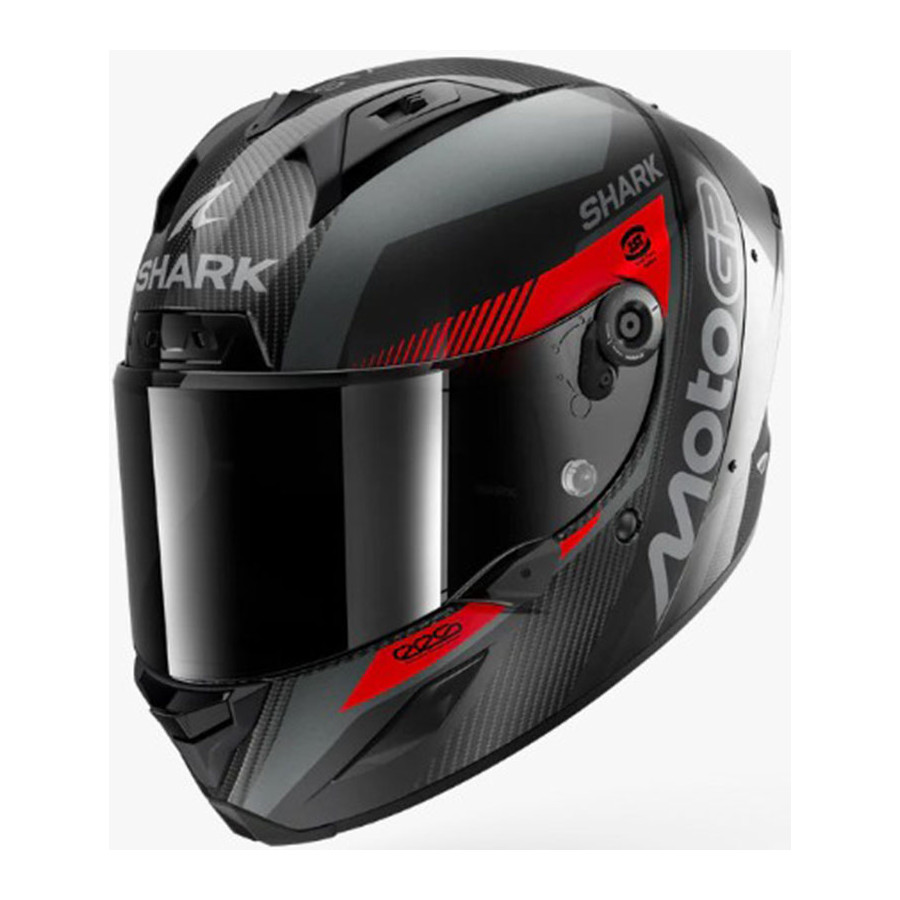 Casco Shark Aeron Moto GP Grey Red DAR