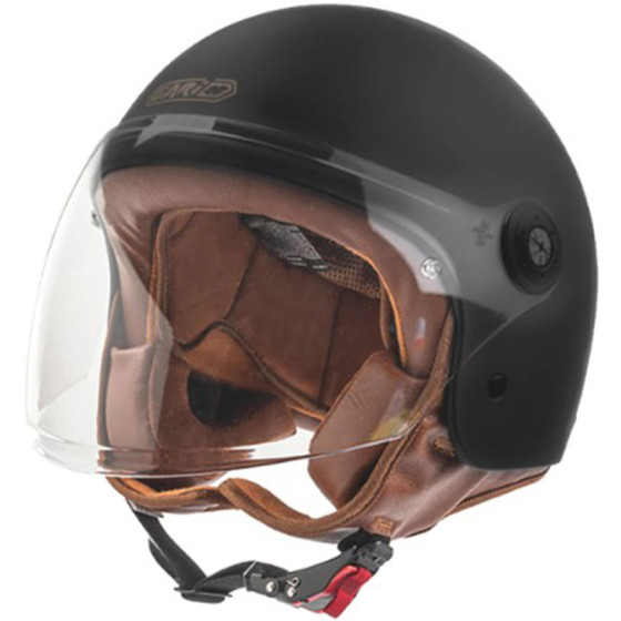 Casco Gari Moto Demi-Jet G11 Matt Black