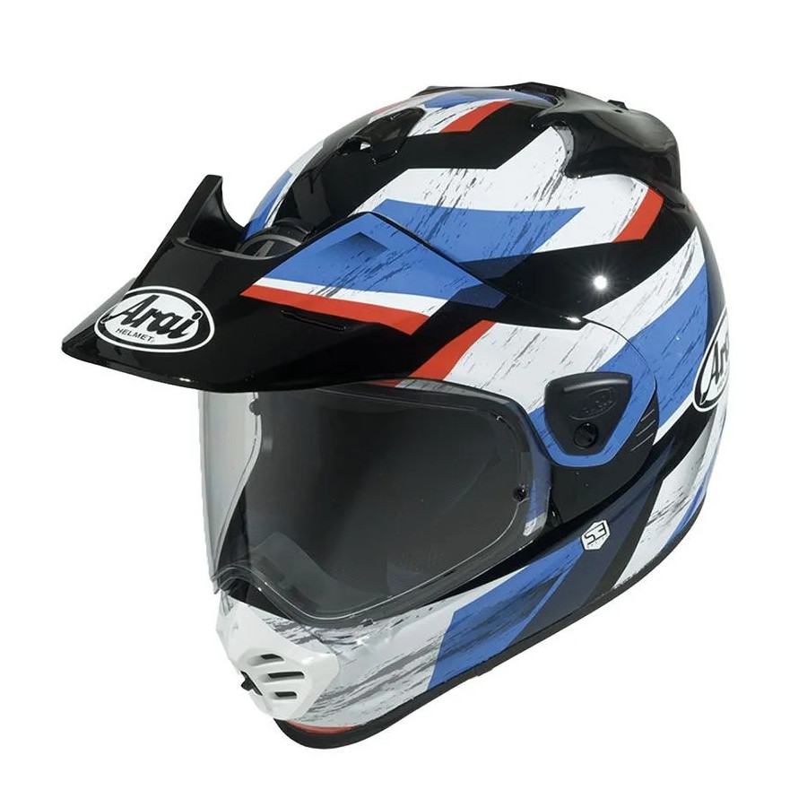 Casco Arai Tour-X5 Anodize Blue Red